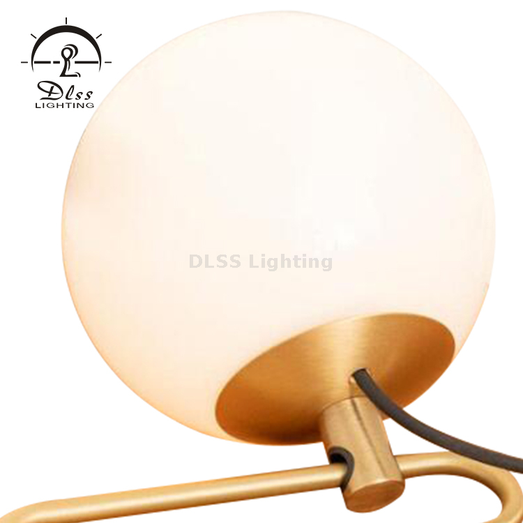 DLSS Лампы и освещение Подходящие к мебели Регулируемая настольная лампа Globe Glass