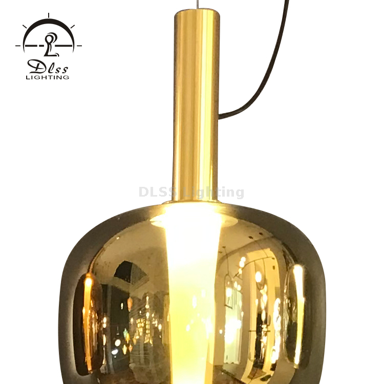 Lampadare DLSS Modern Lighting Gold/Silver/Copper Glass LED Подвесной светильник