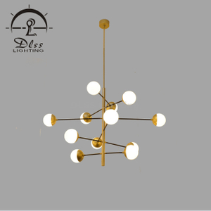 DLSS Lighting Люстра Sputnik Light Globe Shade 12 шт. Матовое стекло Современная люстра