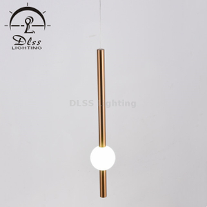 Guzhen Lighting Factory Вертикальная металлическая палочка Светодиодная подвесная лампа 10053